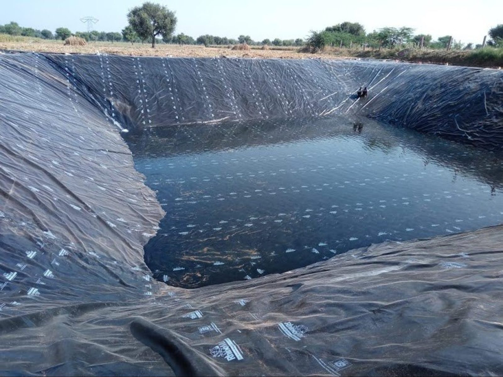 HDPE Pond Liner — manufactured in India by Greenz Biotech